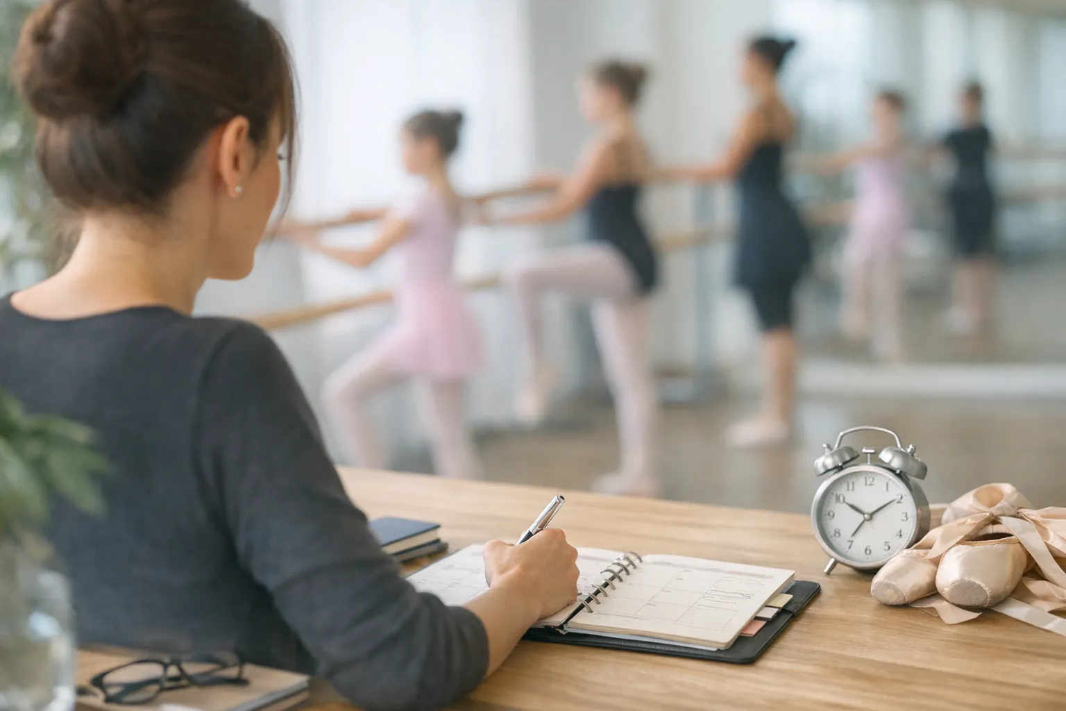 Gestão de horários para professores de ballet: como montar uma agenda com recorrência e evitar sobrecarga