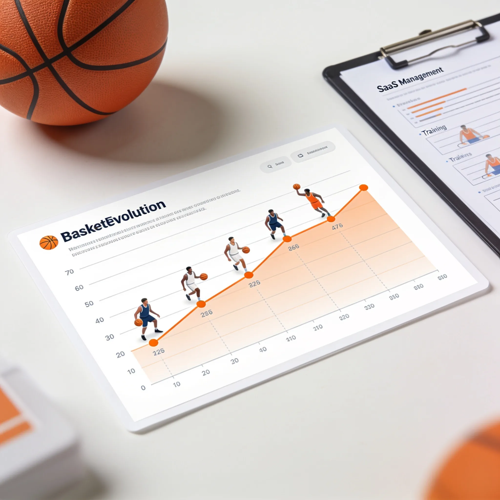 Gráfico Evolução Basquete: Como Usar Comparativos Antes e Depois para Transformar o Desempenho dos Seus Atletas