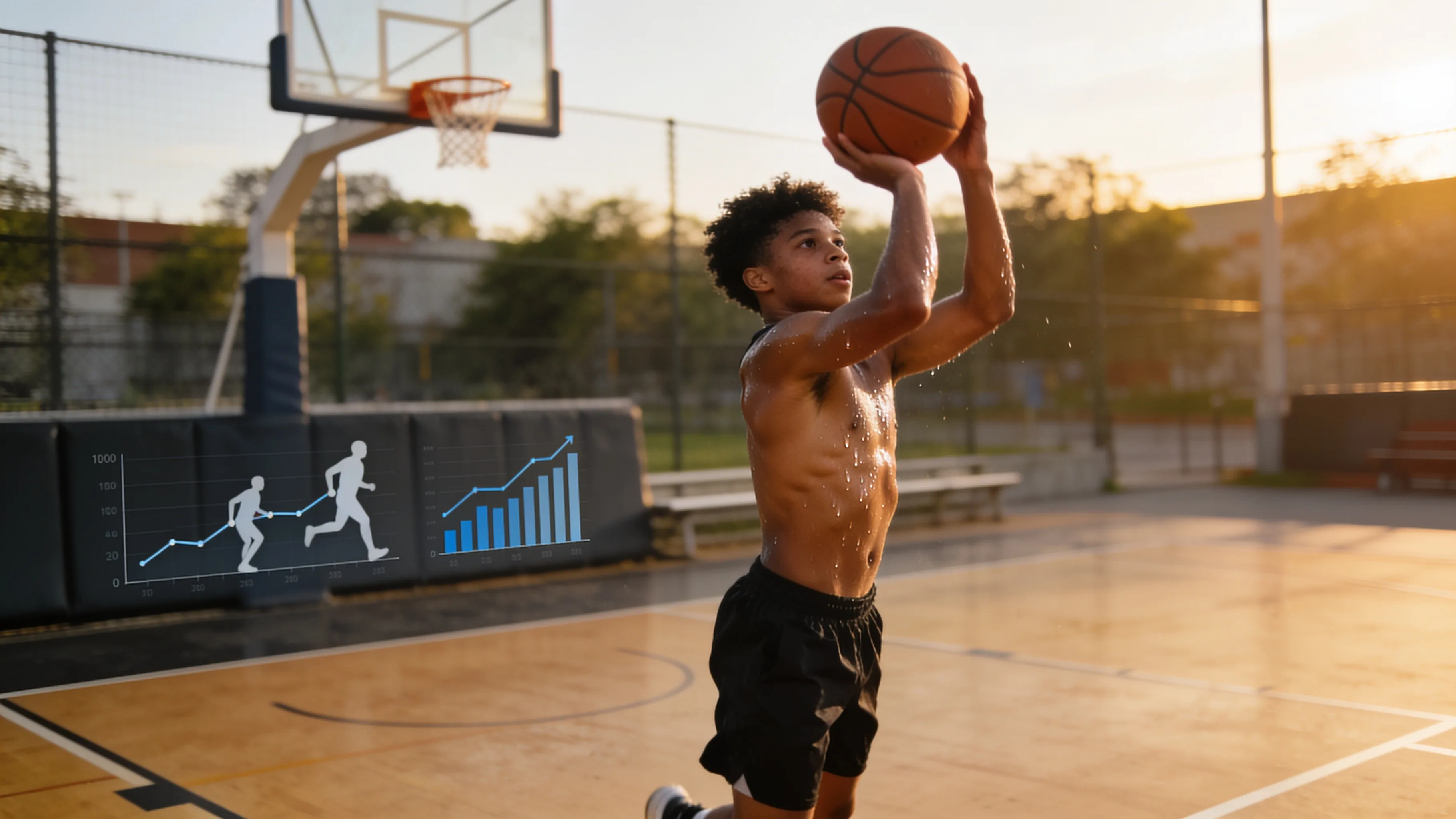 Demonstração de Evolução Física em Basquete: Como Mostrar Resultados e Reter Alunos de Verdade