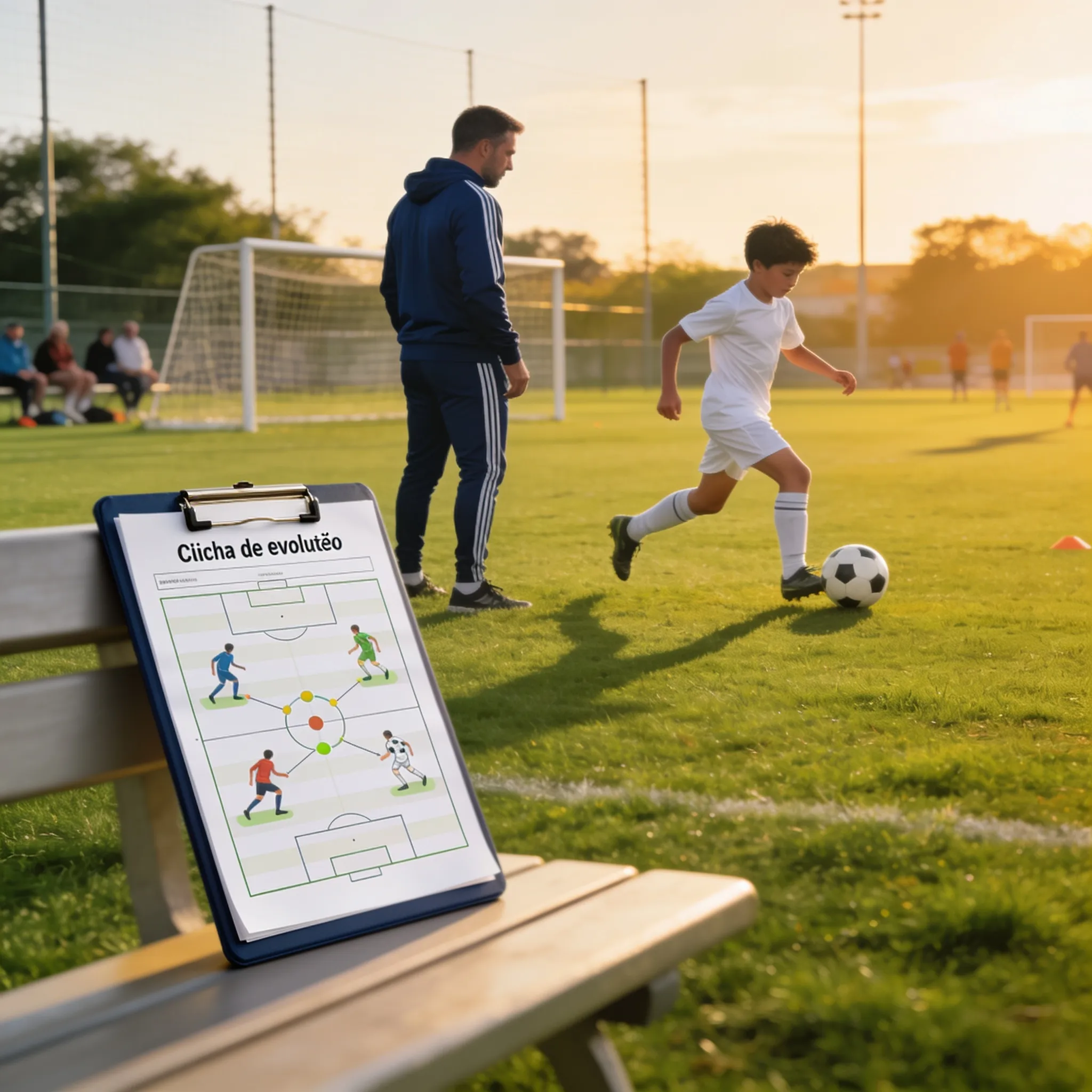 Ficha de Evolução no Futebol: Como Usar Para Reter Mais Alunos na Sua Escolinha