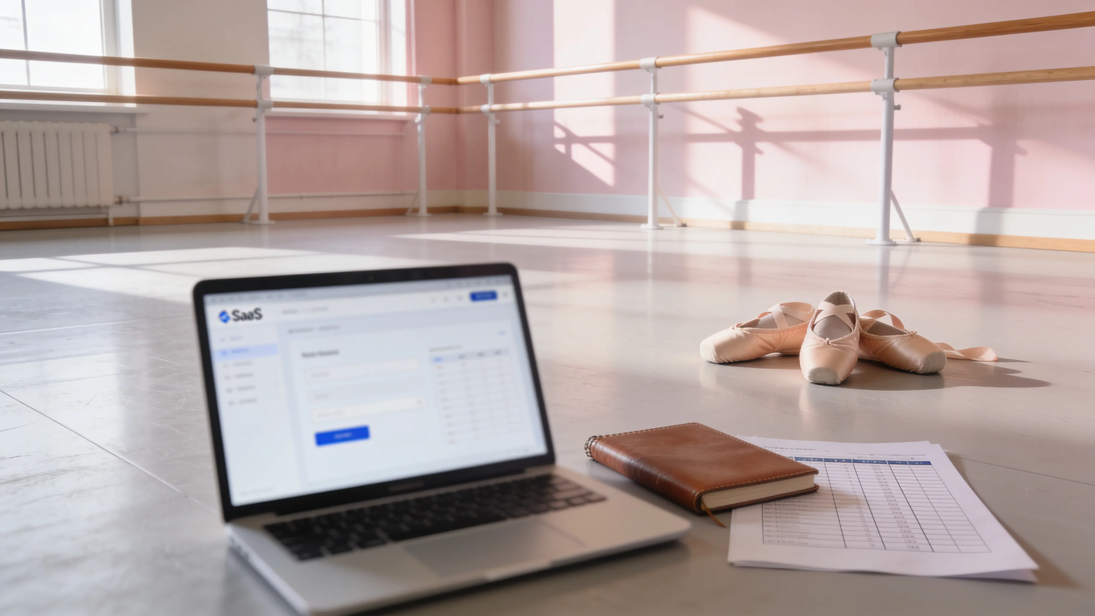 Dono de escola de ballet: quanto tempo você perde organizando dados em caderno e planilha