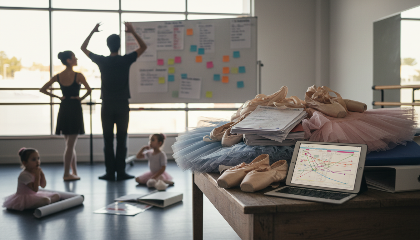 Escalar escola de ballet: como sair de uma turma única para múltiplas turmas sem perder o controle da operação