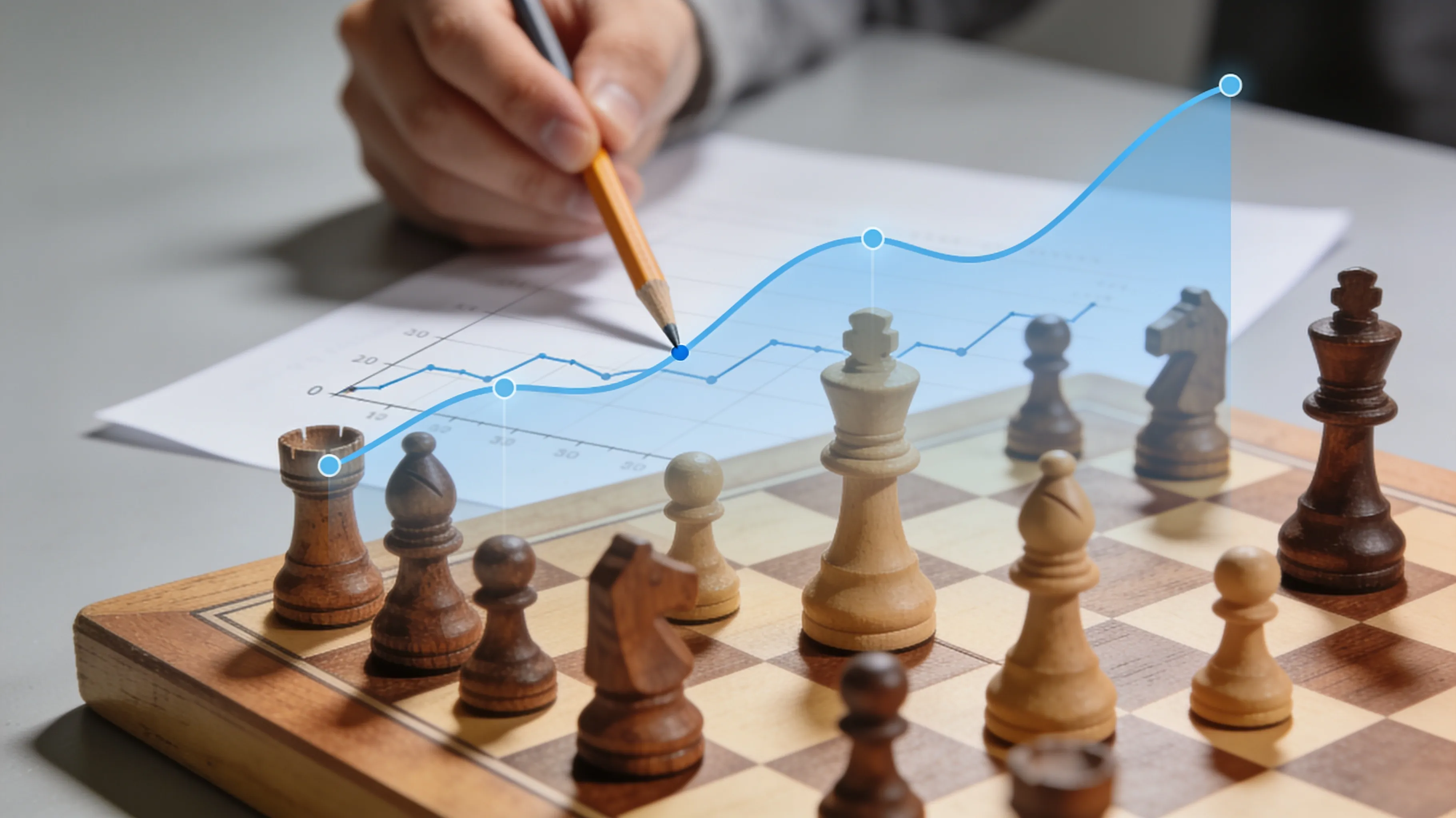 Histórico de evolução do aluno de xadrez: por que gráficos e comparações aumentam a retenção na sua escola