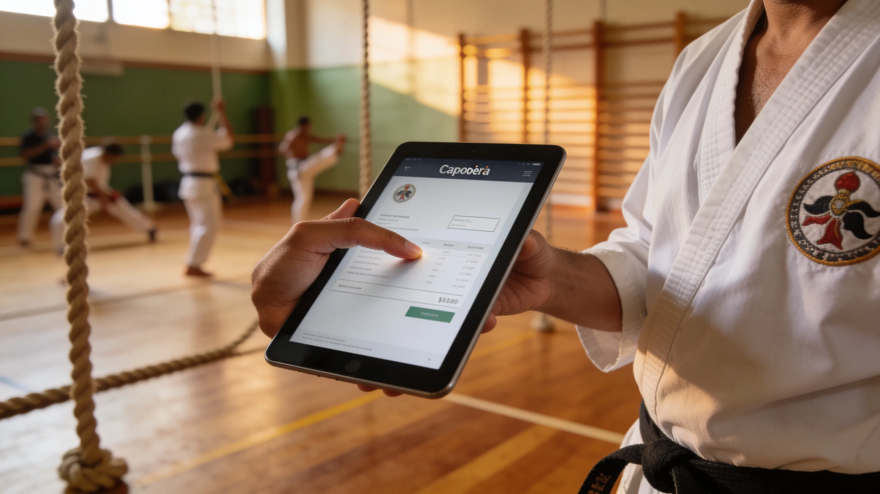 Recibos digitais na capoeira: troque o bloquinho por comprovante que fica registrado no sistema